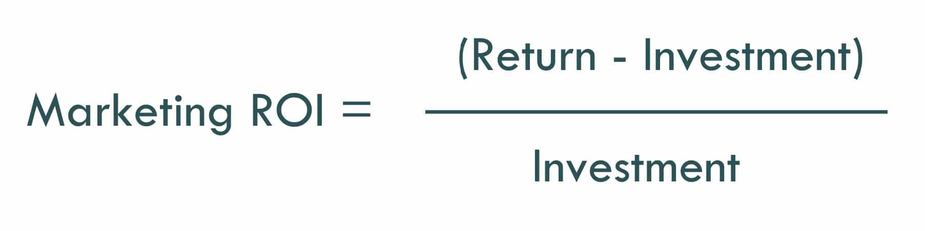 How to calculate marketing ROI