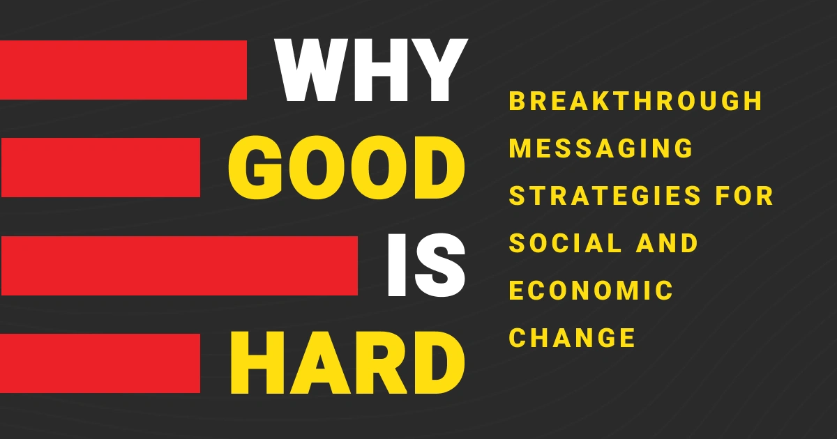 Why Good Is Hard book cover image